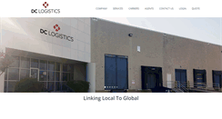 Desktop Screenshot of dclogistics.com